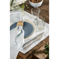  Stofserviet Freja <br><br> 40 x 40 cm <br><br> Bl <br><br> RESTSALG <br><br>