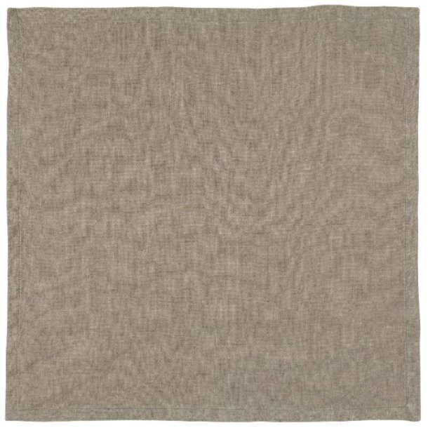 Stofserviet Freja <br><br> 40 x 40 cm <br><br> Soil <br><br>