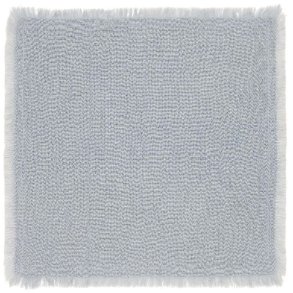 Stofserviet dobbeltvvet <br><br> 40 x 40 cm <br><br> Lysebl <br><br>