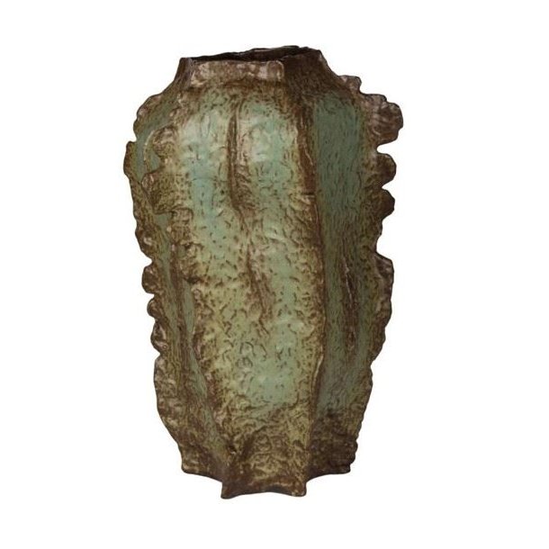 Stor rustik burn vase <br><br> Irgr�n <br><br> h53 cm <br><br>
