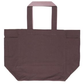 Taske <br><br> vendbar m. store lommer <br><br> aubergine/ rose <br><br> Perfekt til stranden <br> RESTSALG <br> 