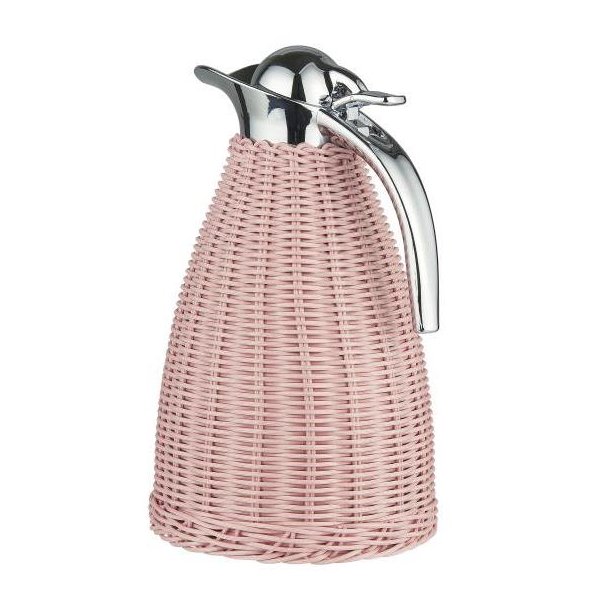 Termokande  m. polyrattan flet <br><br> 1,5 liter  <br><br> lyser�d <br><br> 