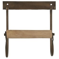 Toiletpapirholder <br><br> messing look m. tr�rulle <br><br> 