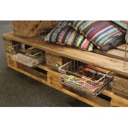 Firkantet trdbakke <br><br> midi <br><br> L43 x B28 x H11 cm