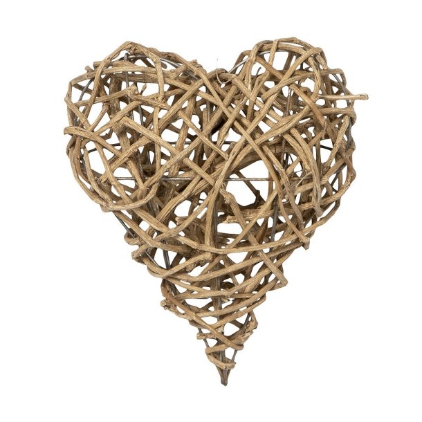 Twine hjerte <br><br> Small - 24 cm <br><br>
