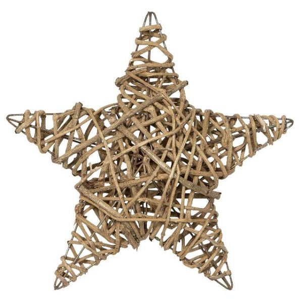 Twine stjerne <br><br> Large - 40 cm <br><br>