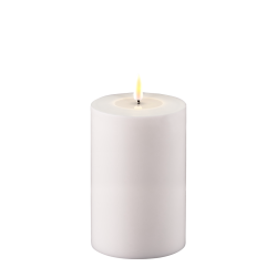 Udendrs LED Bloklys - 10 / h15 <br><br> hvid <br><br> m. timer