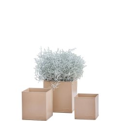 Firkantet urtepotte <br><br> hasselnd <br><br> St af 3 str. <br><br>