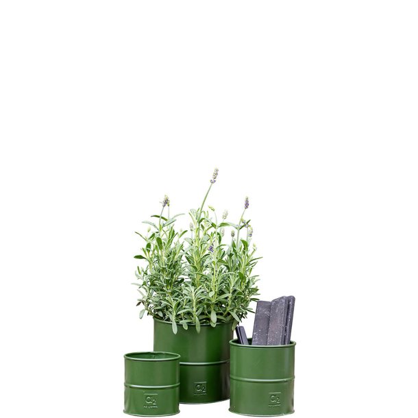 Urtepotter <br><br> oliven <br><br> St af 3 str. <br><br>