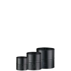 Urtepotter <br><br> sort <br><br> St af 3 str. <br><br>