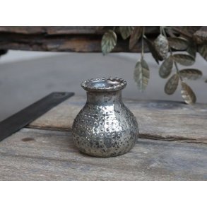 Vase <br><br> fattigmandsslv <br><br> H8/9 cm