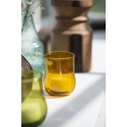 Vase mini UNIKA <br><br> h 7,2 cm <br><br> 4 ass farver <br><br> 