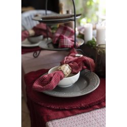 Rasmus viskestykke <br><br> 50 x 70 cm <br><br> rd m. tern