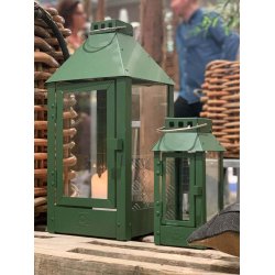 Micro small lanterne <br><br> 9,5 x 9,5 x 22 cm <br><br> Oliven <br><br>