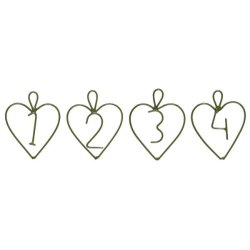 Adventstal hjerter <br><br> Stvgrn <br><br>