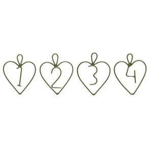 Adventstal hjerter <br><br> Stvgrn <br><br>