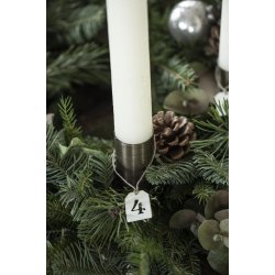  Adventstal m. jutesnor <br><br> creme <br><br> 