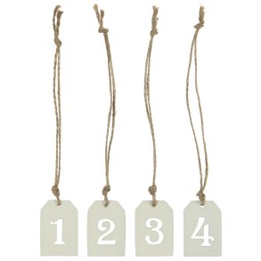  Adventstal m. jutesnor <br><br> creme <br><br> 