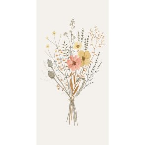 Servietter - aflange <br><br> 16 stk./pk <br><br> Sensommerbuket <br><br>