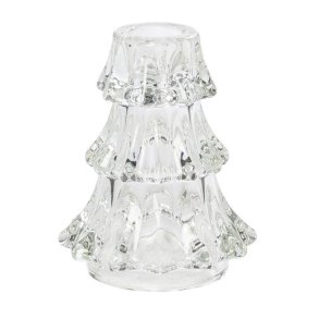 Alna Glas lysestage <br><br> juletr <br><br> h: 11 cm <br><br> 