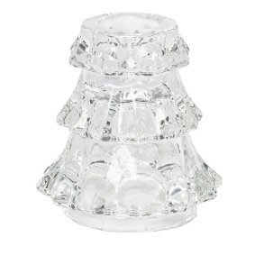 Alna Glas lysestage <br><br> juletr <br><br> h: 8 cm <br><br> 