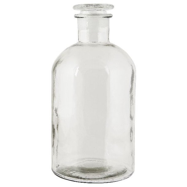 Apotekerglas m. lg <br><br> smal hals <br><br> 1 liter <br><br>