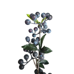 Gren med br <br><br> mrkebl <br><br> L 48 cm