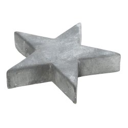 Stjerne - beton <br><br> Stor <br><br>