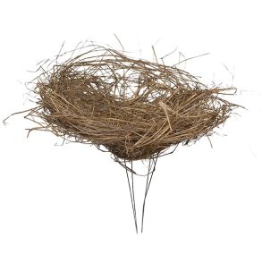 Buketholder / Fuglerede <br><br> natur  <br><br> � 15 <br><br> 