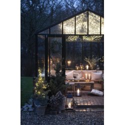 Cedertr m/ jutefod <br><br> 150 cm <br><br> 