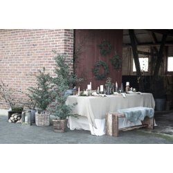 Cedertr m/ jutefod <br><br> 150 cm <br><br> 