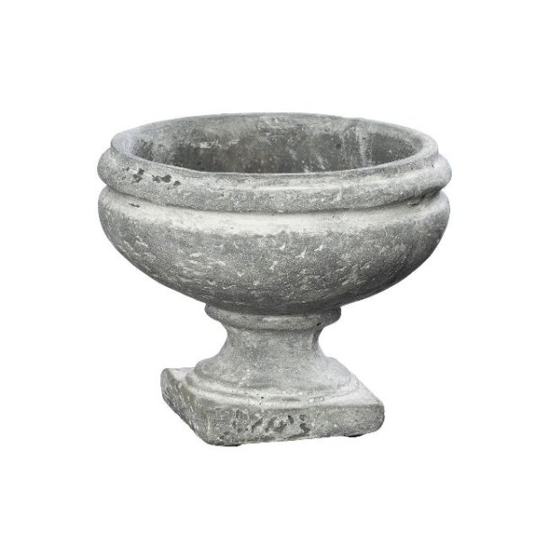 Opsats - beton / Fuglebad <br><br> :15 / H:13 cm <br><br>