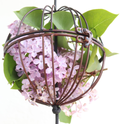 Dekorkugle - rust <br><br> Small -  12 cm <br><br> 