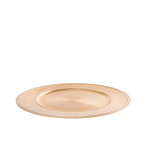 Poly rund fad <br><br> guld <br><br>  33 cm <br><br> 