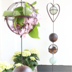 Dekorkugle - rust <br><br> Small -  12 cm <br><br> 