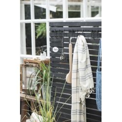 Skilt - emalje <br><br> Bad <br><br> H: 5,5 L: 9 cm <br><br>