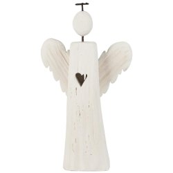 Stende engel Lucia <br><br> hvid <br><br> vlg strrelse <br><br>