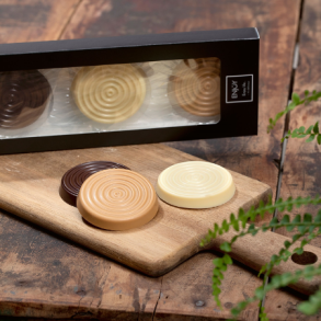 Enjoy Chokoladetrter <br><br> ske m. 3 stk. <br><br> 