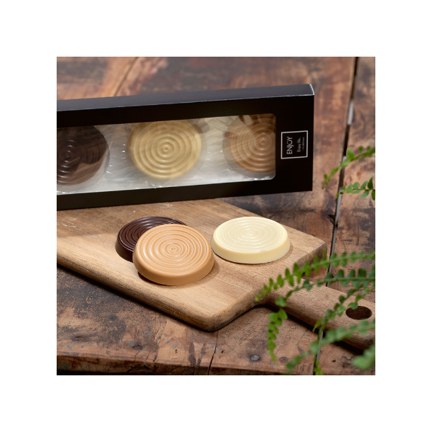 Enjoy Chokoladetrter <br><br> ske m. 3 stk. <br><br> 