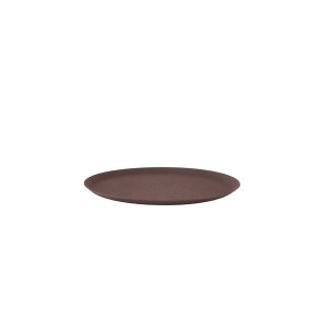 Fad metal <br><br> M�rkebrun / Rust <br><br> � 8 cm <br><br>