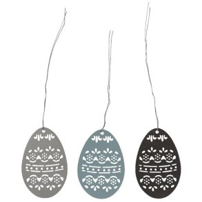 Metal g m. wire <br><br> ST m. 3 stk <br><br>  mellem h 7 cm <br><br>