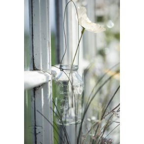 Flaske m. wire 100 ml <br><br> 9,7 cm <br><br> 