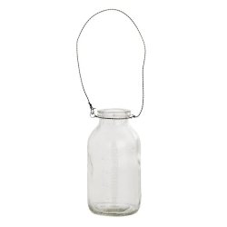 Flaske m. wire 100 ml <br><br> 9,7 cm <br><br> 