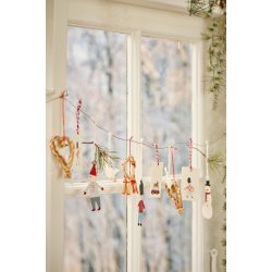 Julehjerte t/ ophng <br><br> mini <br><br> h6,5 <br><br> 