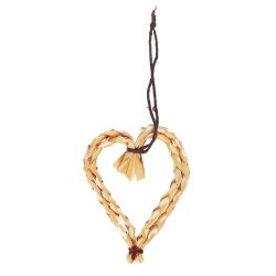 Julehjerte t/ ophng <br><br> mini <br><br> h6,5 <br><br> 