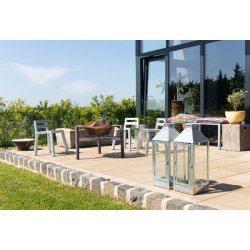 Maxi lanterne <br><br> 22,5 x 22,5 x 60 cm <br><br> Galvaniseret