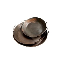 Store gamle metalbakker <br><br> V�lg st�rrelse <br><br>