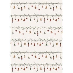 Gavepapir <br><br> My Nostalgic Christmas 2024 <br><br> 5 m pr. rulle <br><br>