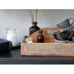 Gl. fransk flaske <br><br> H14,5/5 cm <br><br> antique mocca