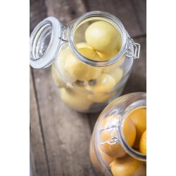 Glaskrukke m. patentl�g <br><br> 4 liter <br><br> RESTSALG <br><br>